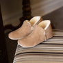 GLOW Womens Sheepskin Bootie Slippers
