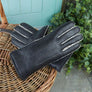 LADIES NAPPA GLOVES - BLACK