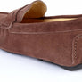 CHOCOLATE SUEDE DRIVING SHOES